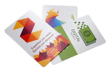 Pretnolasīšanas karte ar NFC/RFID aizsardzības - pilnkrāsu apdruka